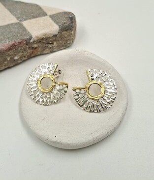 Silver earrings