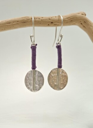 Silver earrings